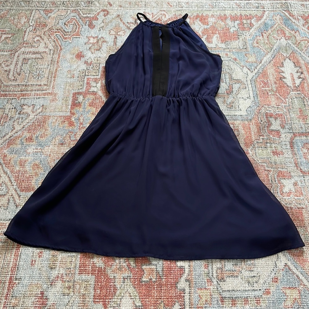 h&m blue halter dress | Dresses | Hm Navy STLYE::Cardigans